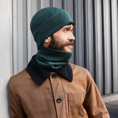 Produktbild von Weathergoods Schwedenmütze Merinomütze grün m l