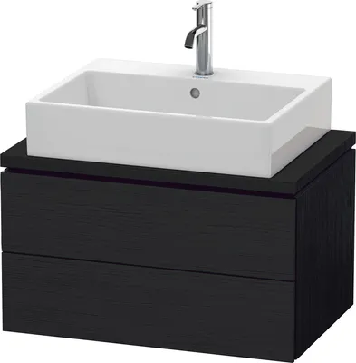 Produktbild von Duravit L-Cube Waschtischunterbau für Konsole, Compact, wandhängend, 2 Schubkästen, 720x400x477mm, LC580601616