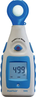 Produktbild von PEAKTECH Lux-Messgerät P 5165, 2.000 Counts, 0... 200/200