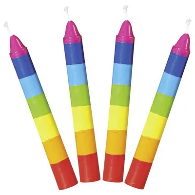 Obrázok produktu pre Goki 60860, Vosk, Viacfarebný, Narodeniny, CE, 100 mm, 10 kusov