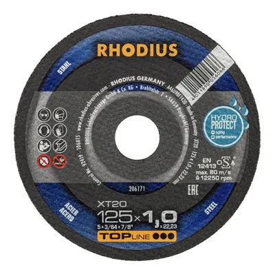 Obrázok produktu pre Rhodius 206172 Cutting disc (straight) 115 mm 1 pc(s) Steel