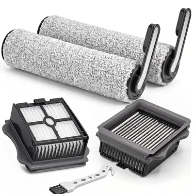Zubehörset für Tineco Floor One S5: 2 Bürstenwalzen, 2 HEPA-Filter, 1 Bürste