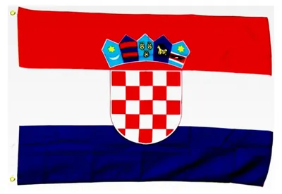 Produktbild von Fahne Kroatien 30 x 45 cm