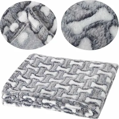 Obrázek produktu pro Deka pro psy a kočky Welsti šedá M 70x50