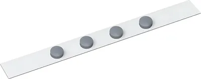 Obrázek produktu pro MAUL kovové výlisky MAULstandardní ocelový plech samolepicí 100 x 5 x 0,93 cm bílý