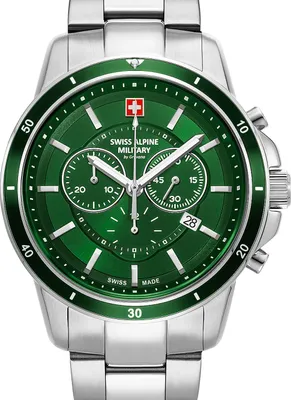 Obrázek produktu pro Swiss Alpine Military 7089.9134 Chronograph Herrenuhr 44mm 10ATM