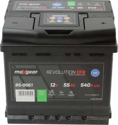 Produktbild von Starterbatterie 12V 55Ah 207x175x190mm