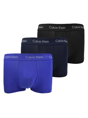 Produktbild von Calvin Klein Herren 3er Pack Low Rise Trunks, Blau L