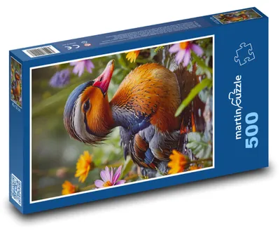 Obrázok produktu pre Puzzle 500 Mandarínka medzi kvetinami - martinpuzzle