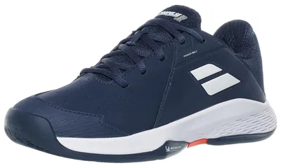 Imagen del producto de Zapatillas de tenis Babolat Propulse Junior 3 para todo tipo de superficie, color azul oscuro/blanco, talla 38