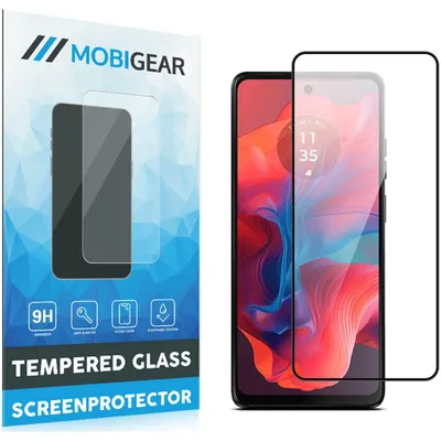 Produktbild von Mobigear Premium Displayschutzfolie für Motorola Moto G04s, gehärtetes Glas – Displayschutz, kompatibel mit Hüllen