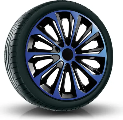 Produktbild von Radkappen Radzierblenden (4Stück) 16 Zoll blau/schwarz STRONG Z458871