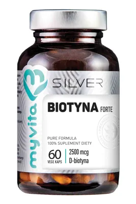 Produktbild von MYVITA SILVER PURE Biotin Forte 2500mcg 60 Capsules