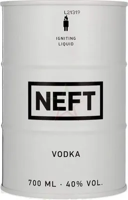 Image de NEFT Vodka White Barrel 40,00 %  0,70 litre