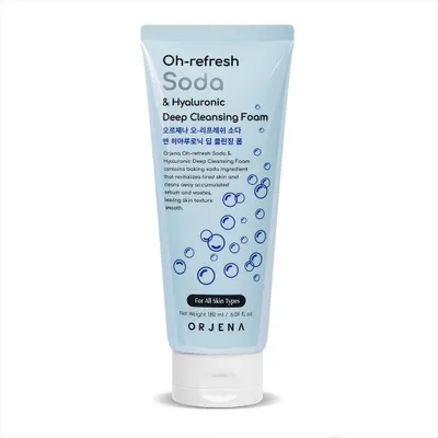 Image de ORJENA Oh-refresh Mousse nettoyante en profondeur au soda et à l'acide hyaluronique 180 ml