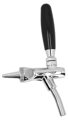 Bierkraan aus Edelstahl, 3 cm, verstellbarer Griff, Zapfhahn