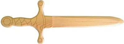 Immagine prodotto di Pugnale pirata in legno da decorare 25 cm