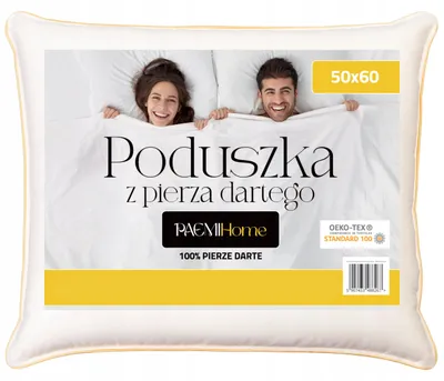 Obrázok produktu pre PaemiHome Prírodný Spací Vankúš Husacie Perie 50x60