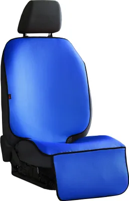 Produktbild von Blaue Ledermatte für einen Autositz