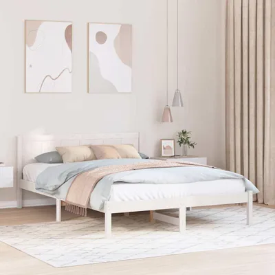 Obrázek produktu pro Maison Exclusive – postel bílá 160 x 200 cm masivní borovice