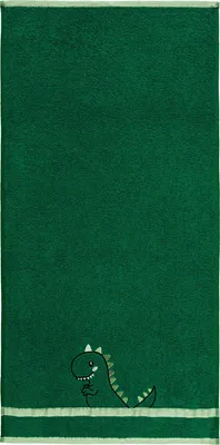 Produktbild von Erwin Müller Kinder-Badetuch Dino" grün 70x140 cm"