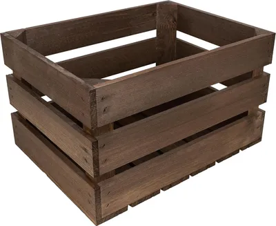 Obrázek produktu pro Creative Deco Hnědá Dřevěná Truhla | 40 x 30 x 23 cm | Přírodní Dřevěná Krabička | Ideální na Dárek, DIY Dekoraci | Dokumenty, Nářadí, Hračky