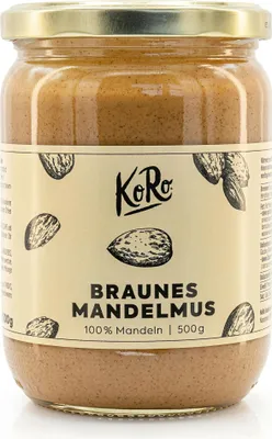 Produktbild von KoRo | Braunes Mandelmus 500 g