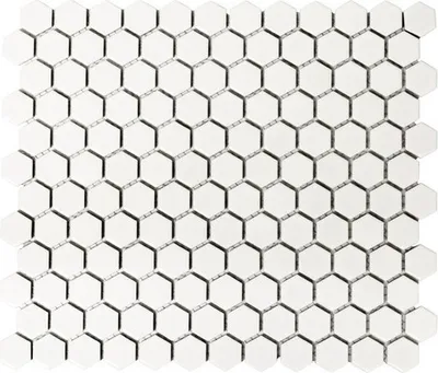 Produktbild von Keramikmosaik HX 055 weiß 26x30 cm