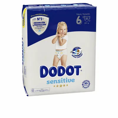 Obrázok produktu pre Plienky Dodot Sensitive 6 +13 kg (32 kusov)