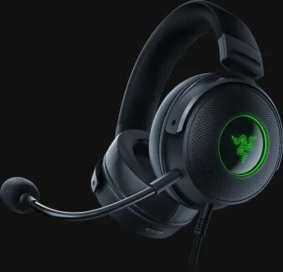 Obrázok produktu pre Razer Kraken V3 HyperSense, Kábel, Hranie, 20 - 20000 Hz, 378 g, Slúchadlá s mikrofónom, Čierna