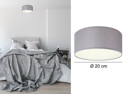 Produktbild von Ranex 6000.534 Deckenleuchte Ceiling Dream 20 cm, rund,, 1 Glühbirne(n), E14, IP20, Grau
