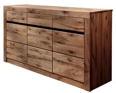 Produktbild von MASSIVMOEBEL24 Sideboard Wildeiche / Zerreiche 150x43x80 natur geölt MONTREUX #151