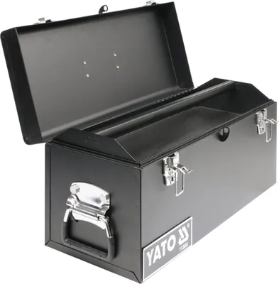 Obrázek produktu pro Yato YT-0886, Krabice na nářadí, Kov, Černá, 510 mm, 220 mm, 240 mm