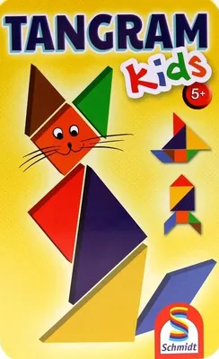 Obrázek produktu pro Schmidt Spiele Tangram Kids, Stolní hra, Vzdělávací, 5 rok/roky, Cestovní edice, Rodinná hra