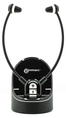 Produktbild von Geemarc Telecom CL7370-2 OPTI, Verkabelt & Kabellos, 100 - 16000 Hz, TV, 55 g, Kopfhörer, Schwarz
