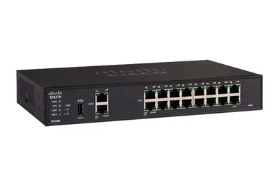 Produktbild von Cisco RV345 - IEEE 802.1x - 10,100,1000 Mbit/s - RIP-1,RIP-2 - HTTP/HTTPS - IPV6 - SNMP