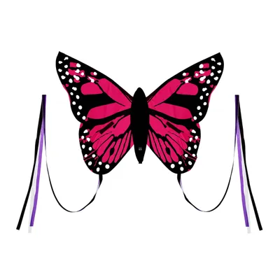 Immagine prodotto di Aquilone per bambini Wolkensturmer Bella Butterfly Pink 1163 Purple 80 x 80 cm