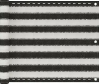 Produktbild von "SALE 2026"Balkon-Sichtschutz Anti-UV & Wasserfest - modernes Design - HDPE 75x400cm anthrazit und weiß NEU648831 - Balkonsichtschutz