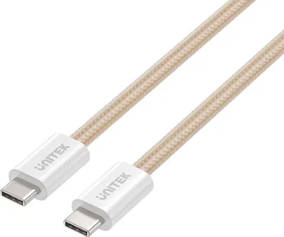 Obrázek produktu pro UNITEK C14141ACL01-1M, 1 m, USB C, USB C, USB 2.0, 0,48 Gbit/s, Zlato