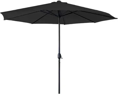 Produktbild von Windbeständige Strandsonnenschirm mit Grundbohrer - UV-schützender Strandsonnenschirm - Vakantie am Meer - Schatten auf dem Strand - Handdrehmechanismus - Strandtag - 40-60 cm - Aluminium