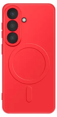 Produktbild von Avizar, Hülle Galaxy S26 kompatibel mit Qi2 MagSafe PixelSnap, Rot