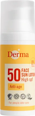 Produktbild von Derma Sonnencreme für das Gesicht - Anti-aging - SPF50 - 50 ML