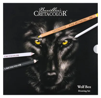 Produktbild von Cretacolor Cretacolor Wolf Box Tekenset 25-delig
