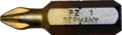 Produktbild von Schraubklinge / Bit 'Witte' PZ-2 Titan-Nitrid / Box a 10 Stück