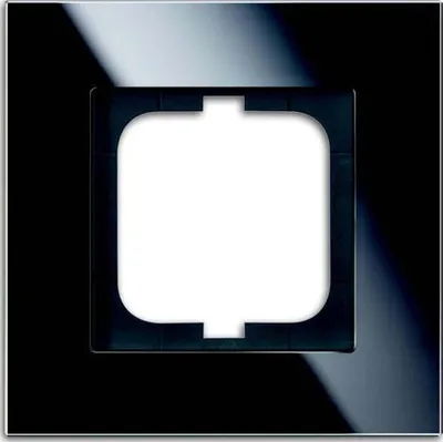 Produktbild von BUSCH JAEGER Rahmen 1721-825 1fach Glas schwarz