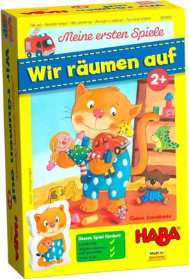 Produktbild von HABA Kinderspiel Zuordnungsspiel Meine ersten Spiele Wir räumen auf 1303469001
