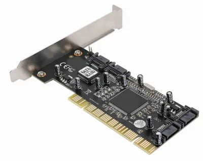 Zdjęcie produktu dla Karta kontrolera hosta PCI SATA 514 150, 4-kanałowa karta RAID Serial ATA dla systemów Windows 98SE/ME/NT4.0/2000/XP