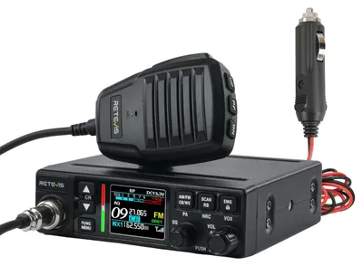 Productafbeelding van CB-Radio met ruisonderdrukking, TFT-kleurendisplay, 12/24V en 40 kanalen