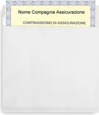 Immagine prodotto di Assicurazione del contrassegno auto, 9 x 10 cm