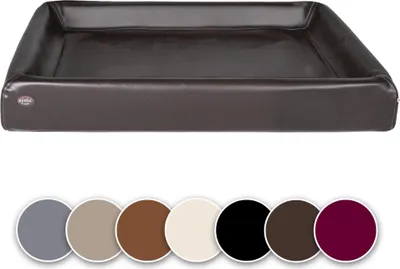 Produktbild von SABRO KUDDE Orthopädisches Hundebett – Hochwertiges Kunstleder – Waschbar & Wasserabweisend – Ergonomisch – Premium Haustierzubehör